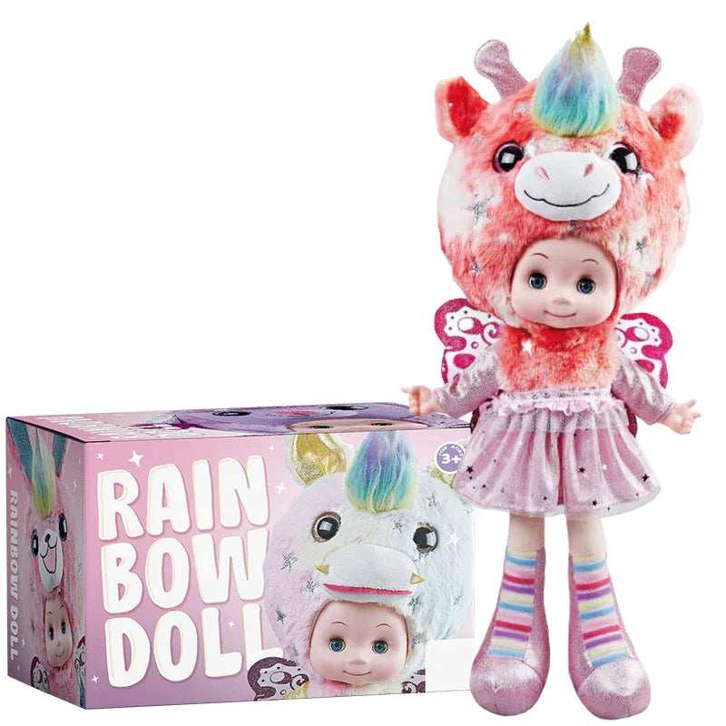 Rainbow Doll - Pink for kids in Kuwait
